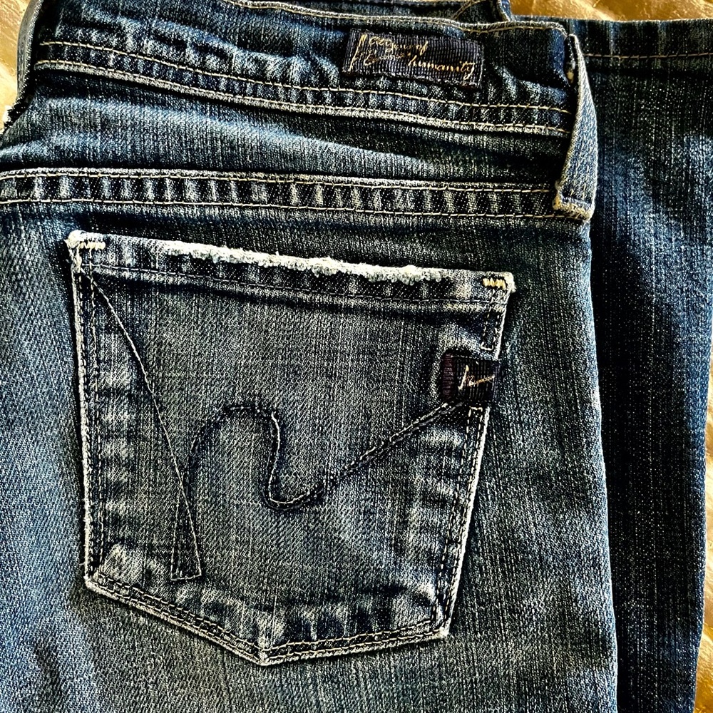 Citizens of Humanity jeans size 25 inseam 27 inches vintage excellent condition